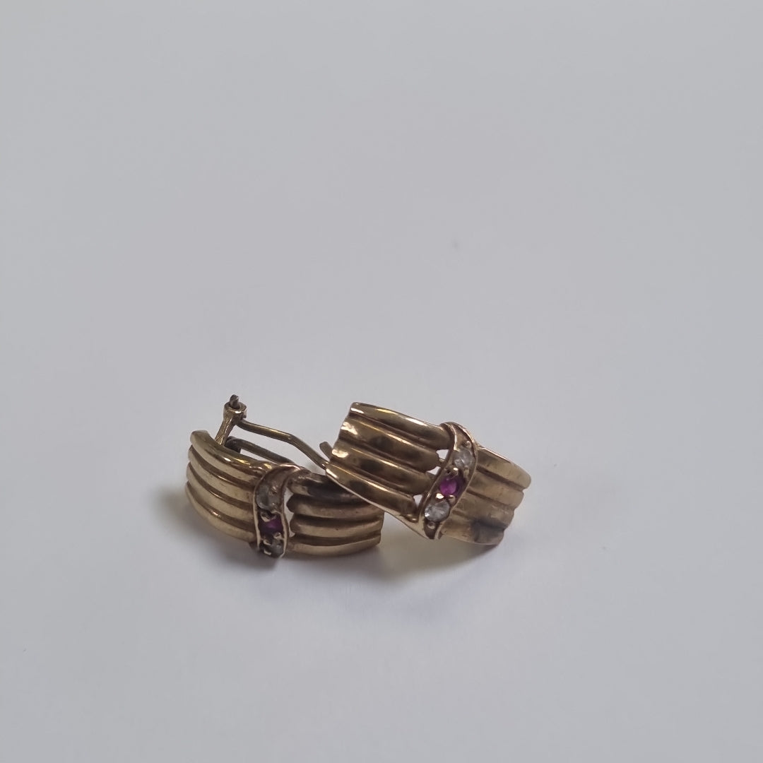 ARETES PAR ORO 10 K 3,70 GRMS (SEMINUEVO)