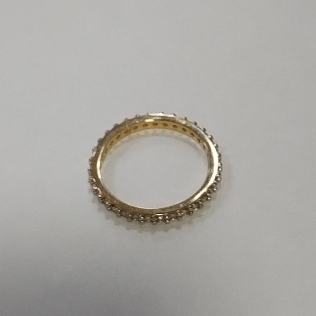 ANILLO ANILLITO CHURUMBELA C CIRCONIAS 14K 6.5 TALLA 1.9 GR (NUEVO)