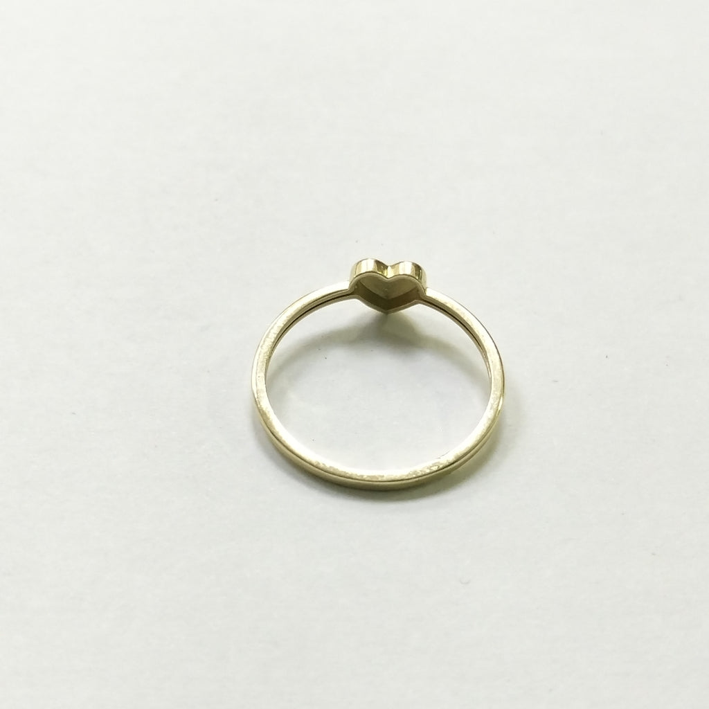 ANILLOS ANILLITO FIG CORAZON 10K TALLA 7 1.1 GR (NUEVO)