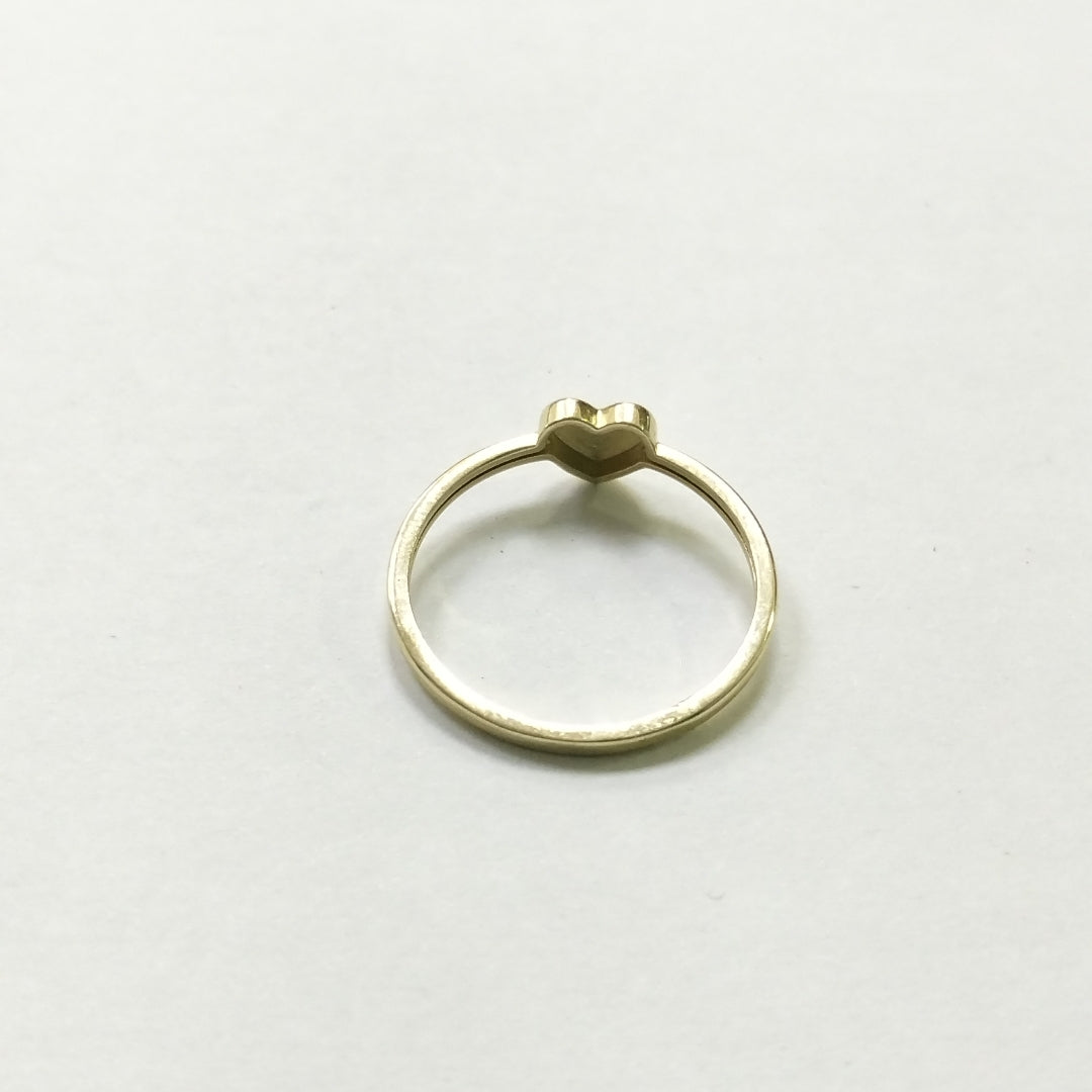 ANILLOS ANILLITO FIG CORAZON 10K TALLA 7 1.1 GR (NUEVO)