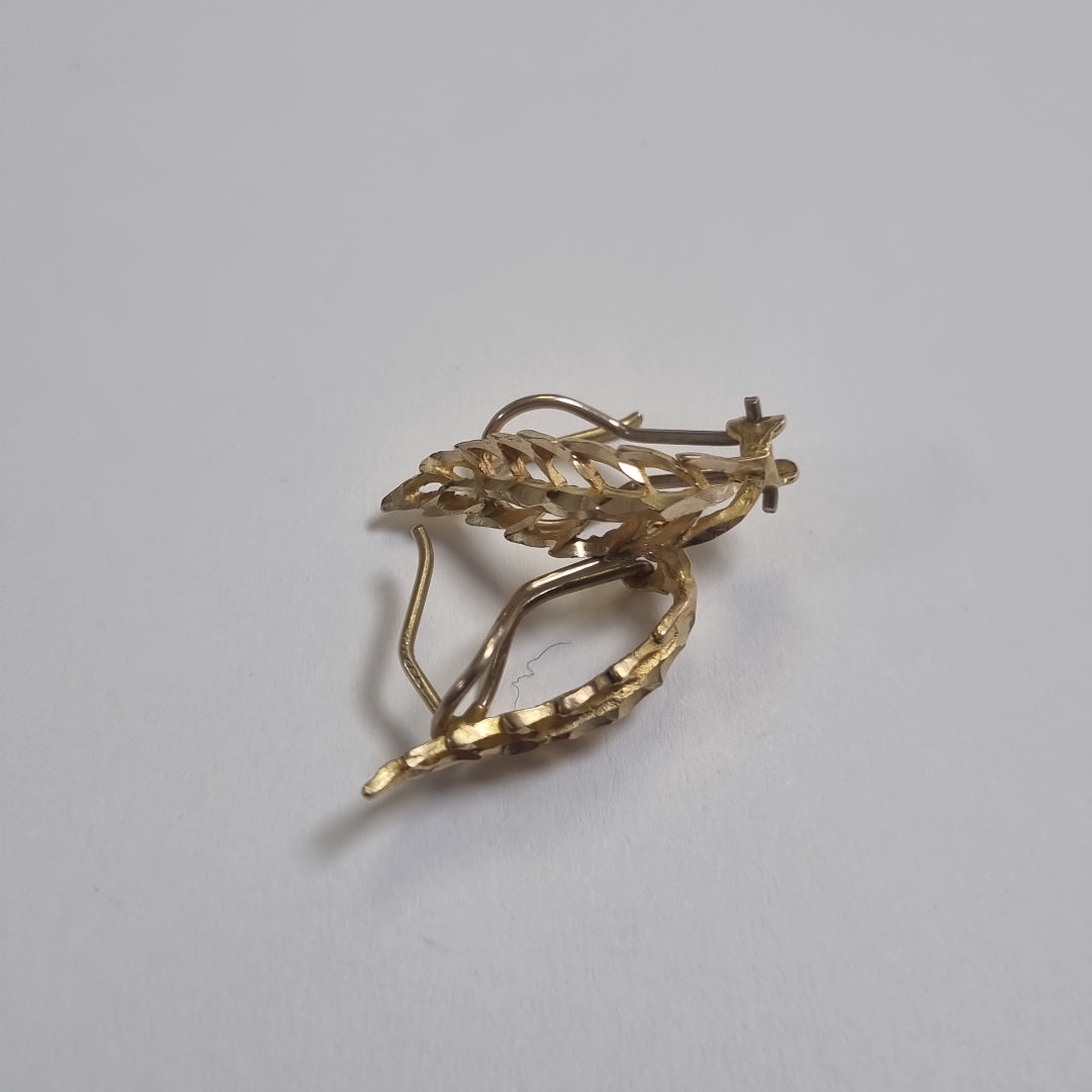 ARETES PAR ORO 10 K 2,50 GRMS (SEMINUEVO)