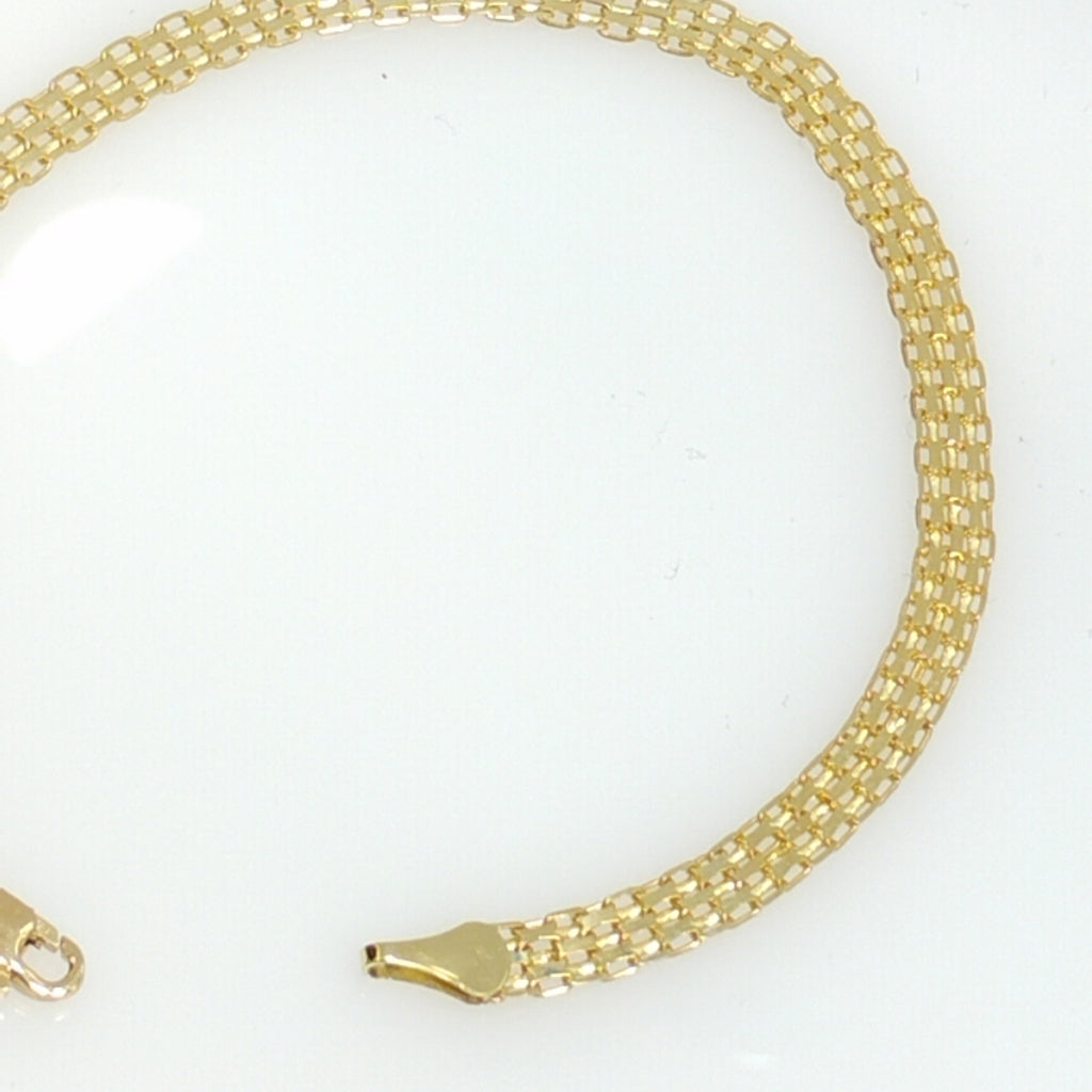 PULSERA ESPECIAL 10K 21 CM 4.4 GR (NUEVO)