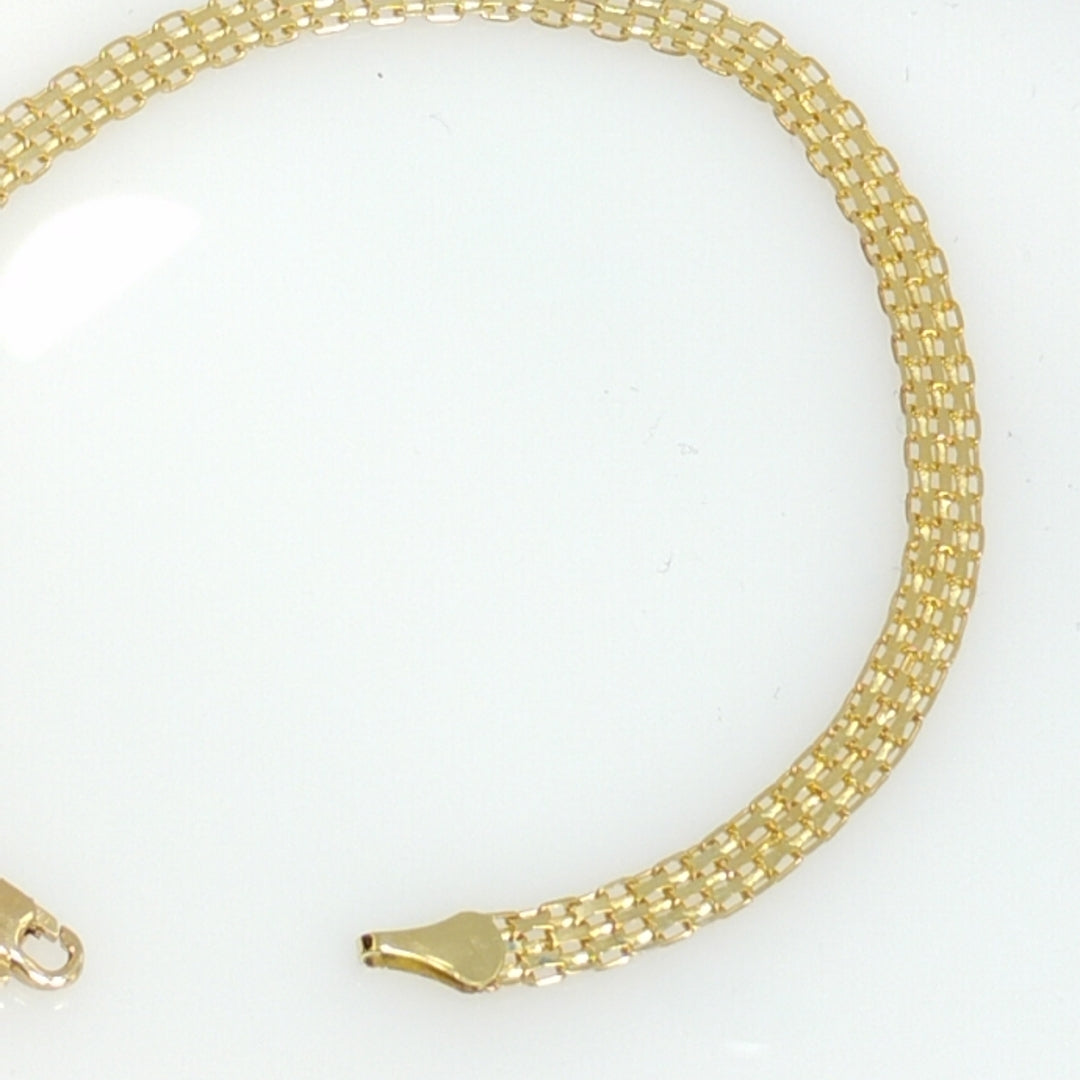 PULSERA ESPECIAL 10K 21 CM 4.4 GR (NUEVO)