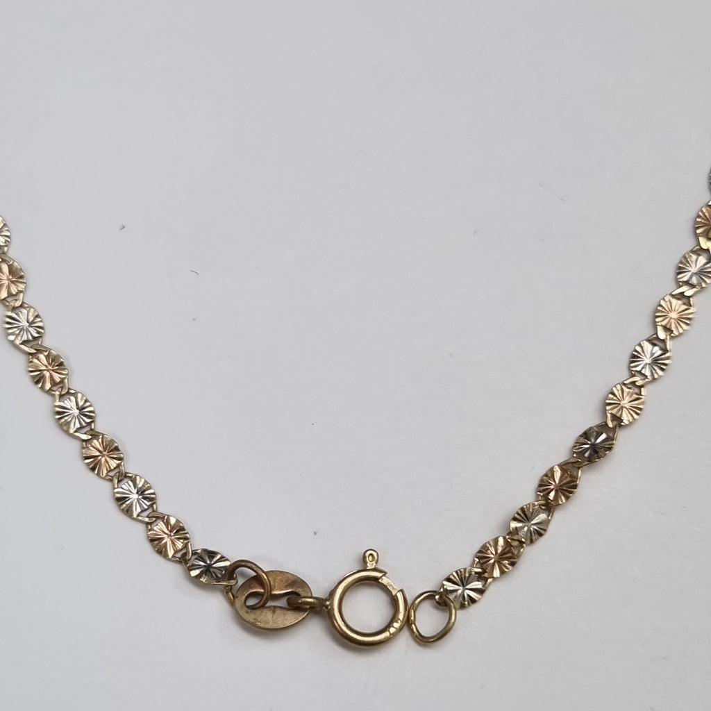PULSERA ORO, ORO COMBINADO 10 K 0.6 GRMS (SEMINUEVO)