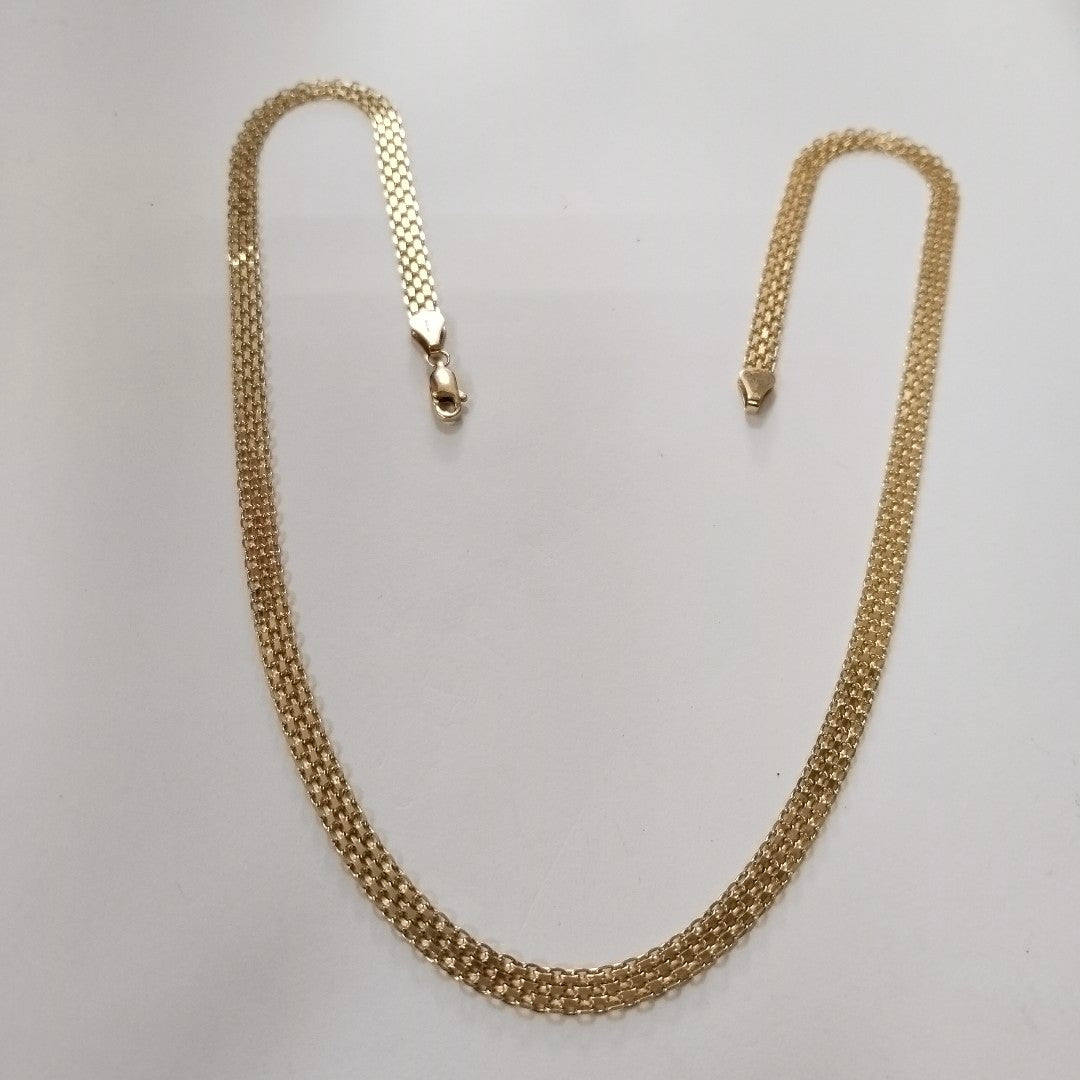 CADENA ESPECIAL 14K 50 CM 11.5 GR (NUEVO)