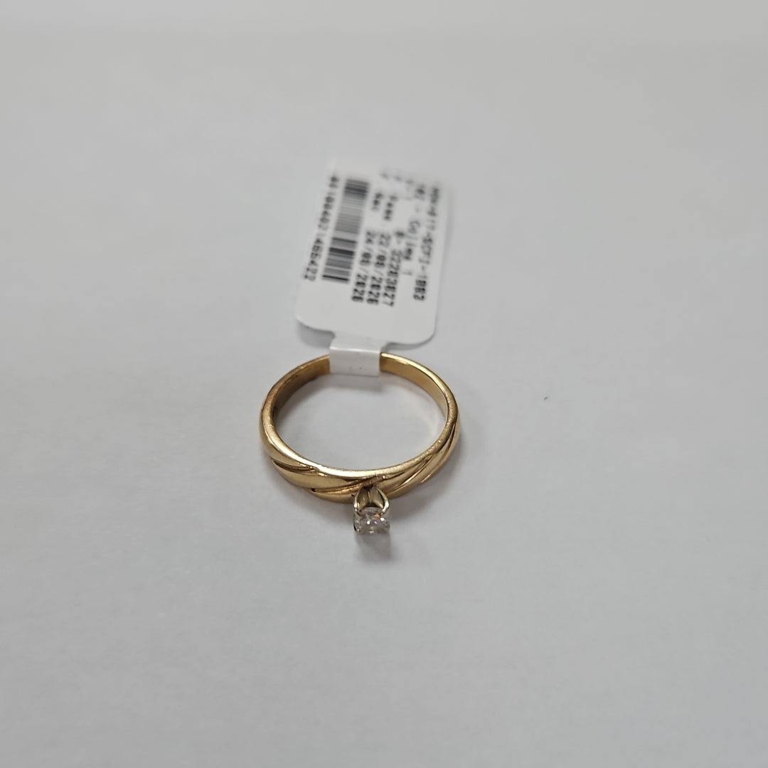 SOLITARIO ORO 14 K 2 GRMS (SEMINUEVO)