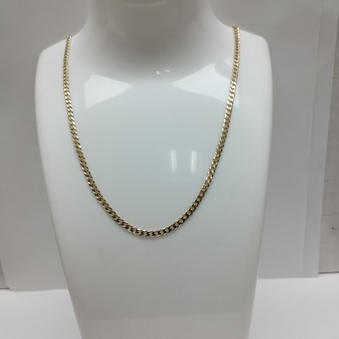 CADENA BARBADA 14K 60 CM 10 GR (NUEVO)
