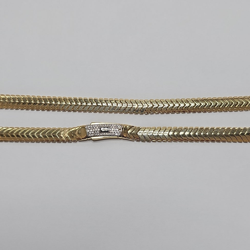 CADENA MONACO ORO 14K 15.8 (NUEVO)