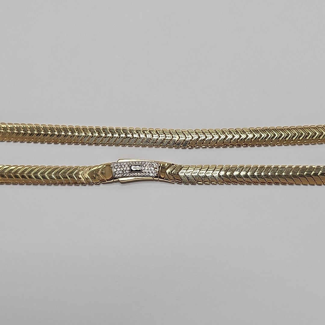 CADENA MONACO ORO 14K 15.8 (NUEVO)