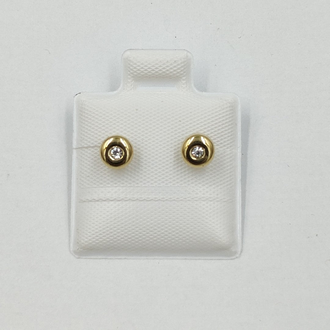 BROQUELES BROQUEL C CIRCONIA 14K 0.27 GR (NUEVO)