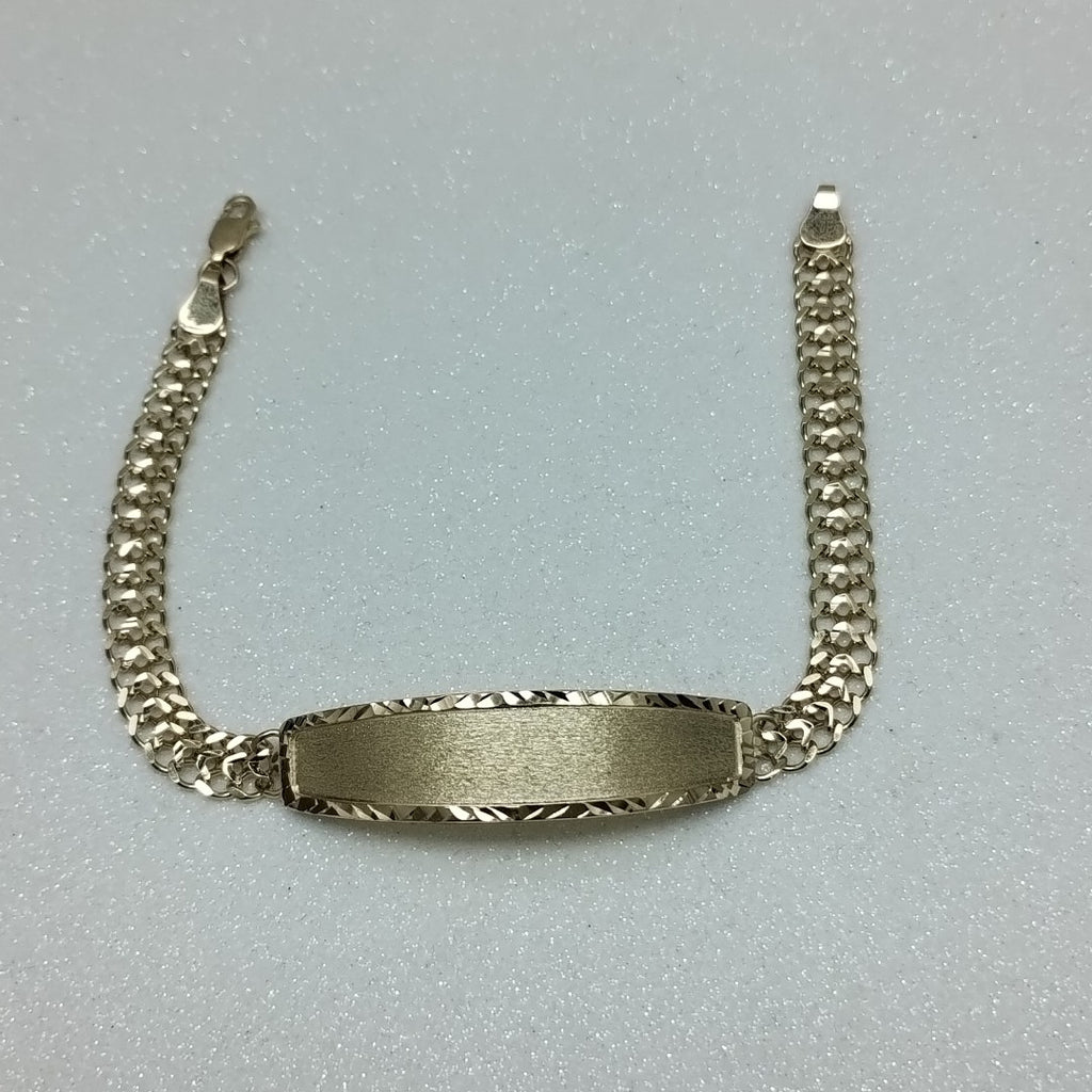 PULSERA ESCLAVA CHINO 14K 21 CM 9.8 GR (NUEVO)