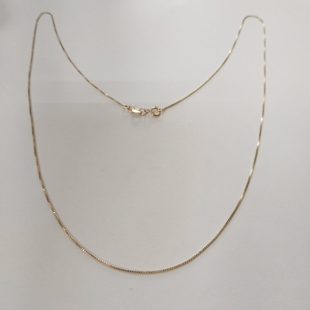 CADENA VENECIANO 14K 55 CM 1.7 GR (NUEVO)