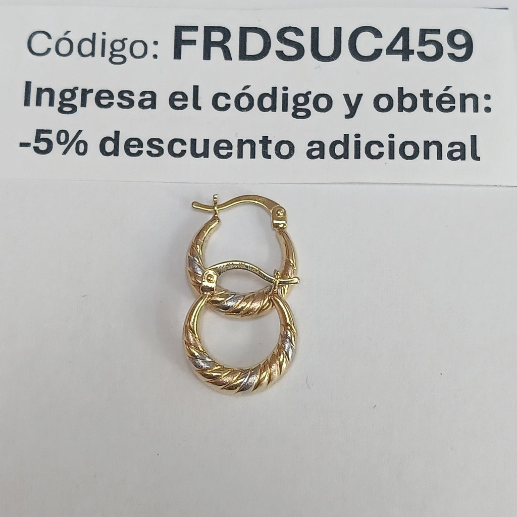 ARRACADAS ORO 14K 1.1 (NUEVO)