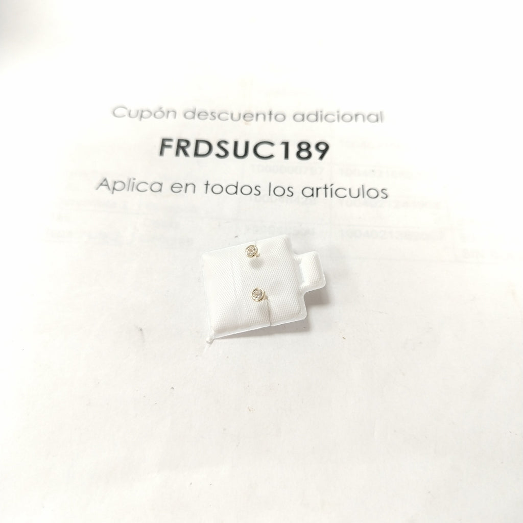 BROQUELES BROQUEL C CIRCONIA 14K 0.1501 GR (NUEVO)