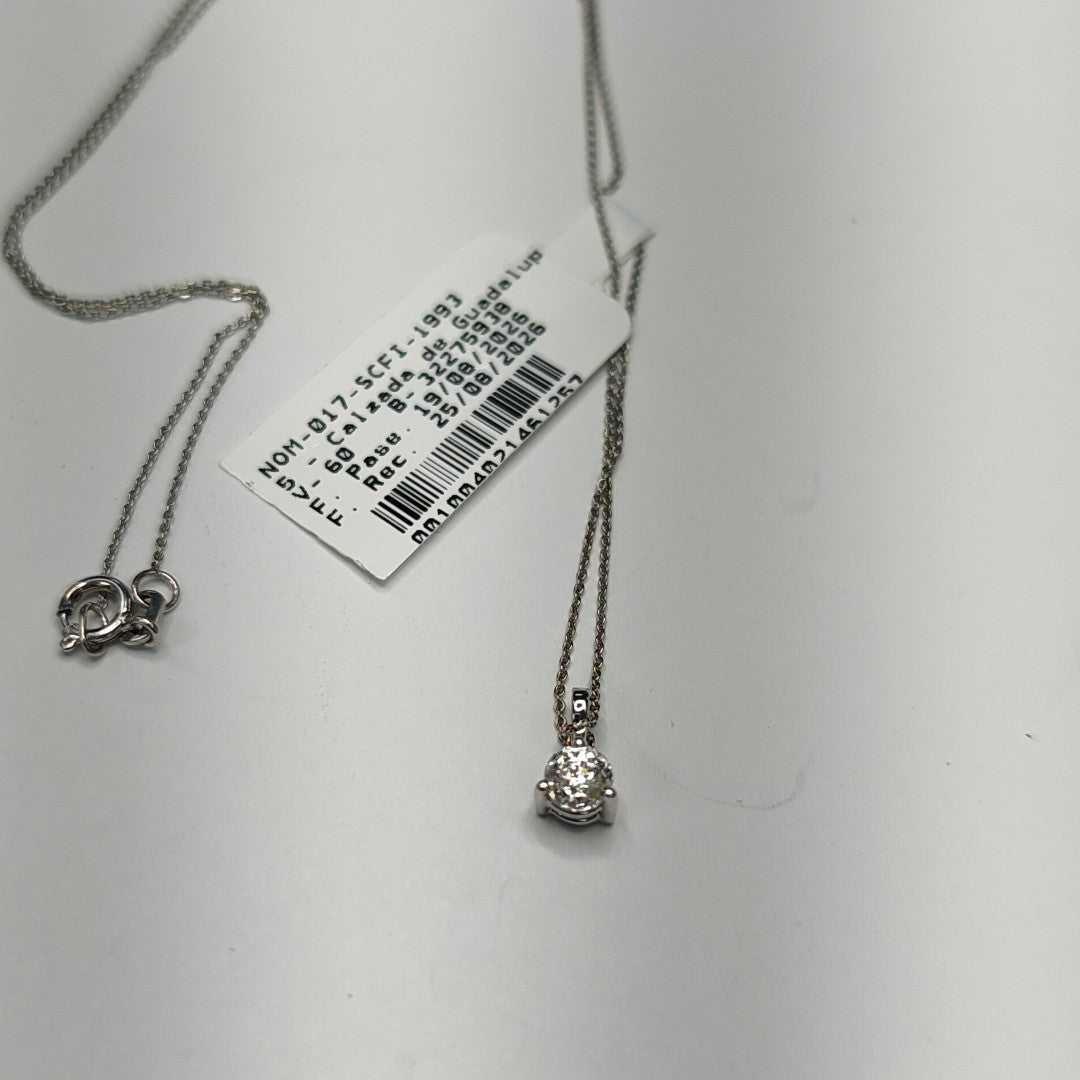 GARGANTILLA ORO, ORO BLANCO 14 K 1.3 GRMS (SEMINUEVO)