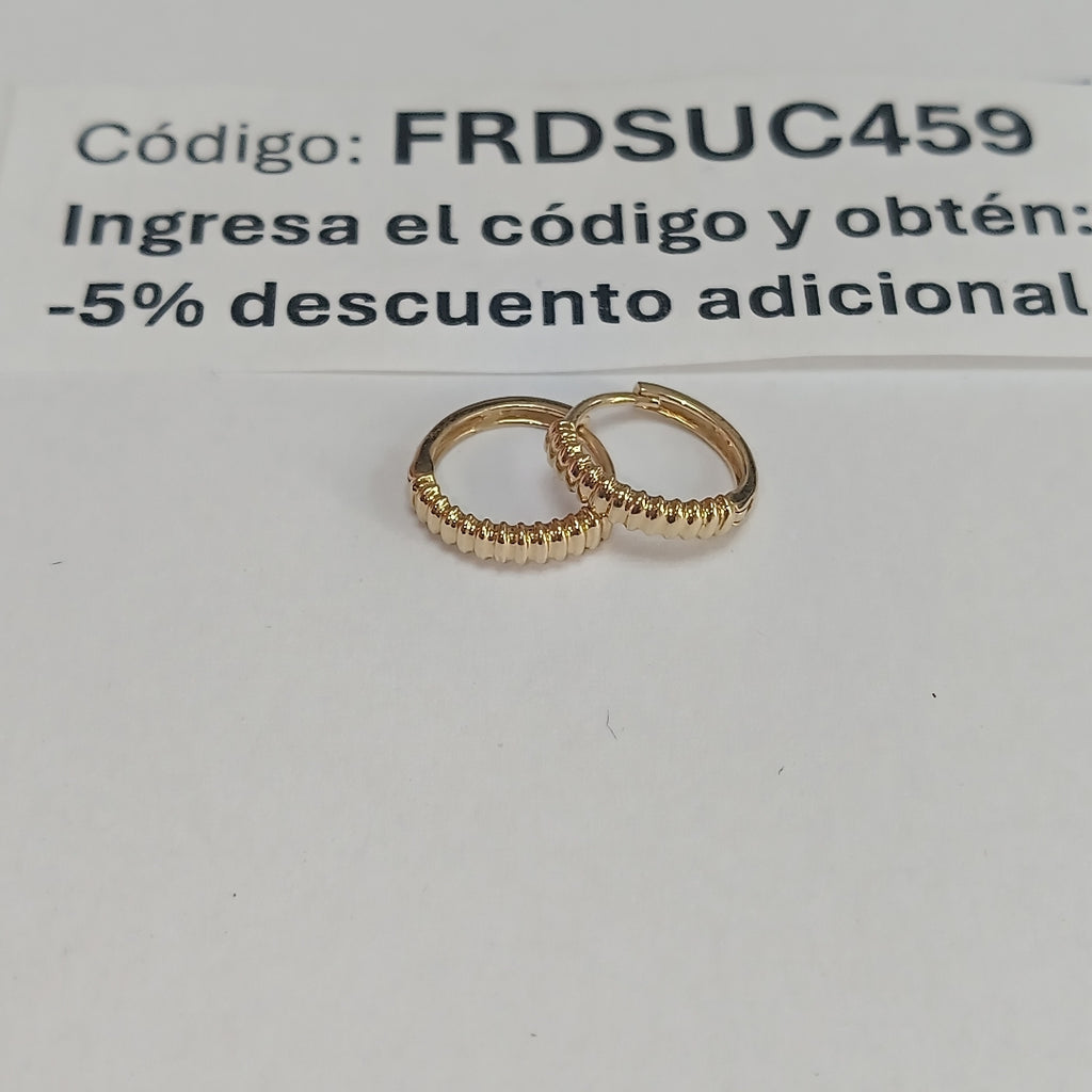 HUGGIES ORO 14K 1.2 (NUEVO)