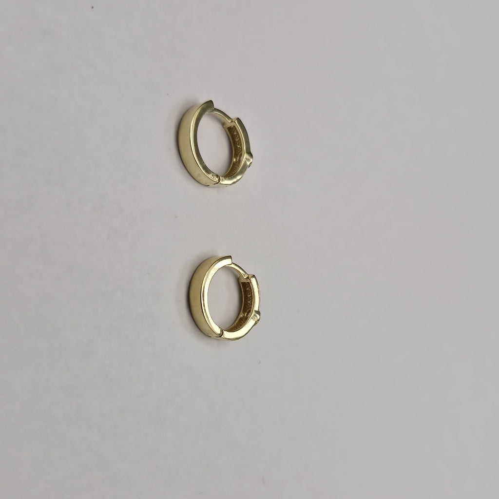 ARETES ARRACADAS C CIRCONIAS 10K 2.6 GR (NUEVO)