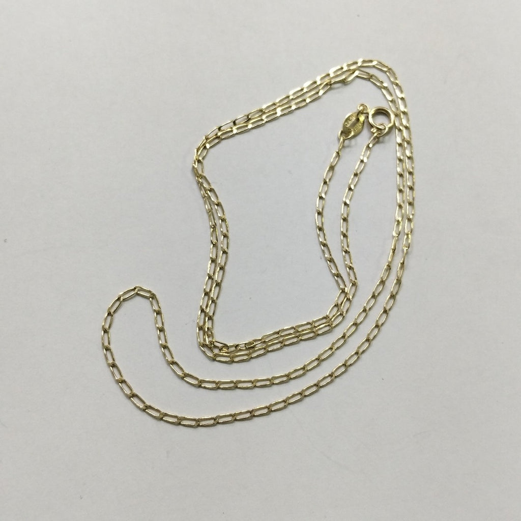 CADENAS TEJIDO ESLABONES ORO 10K 55 CM 1.9 GR (NUEVO)