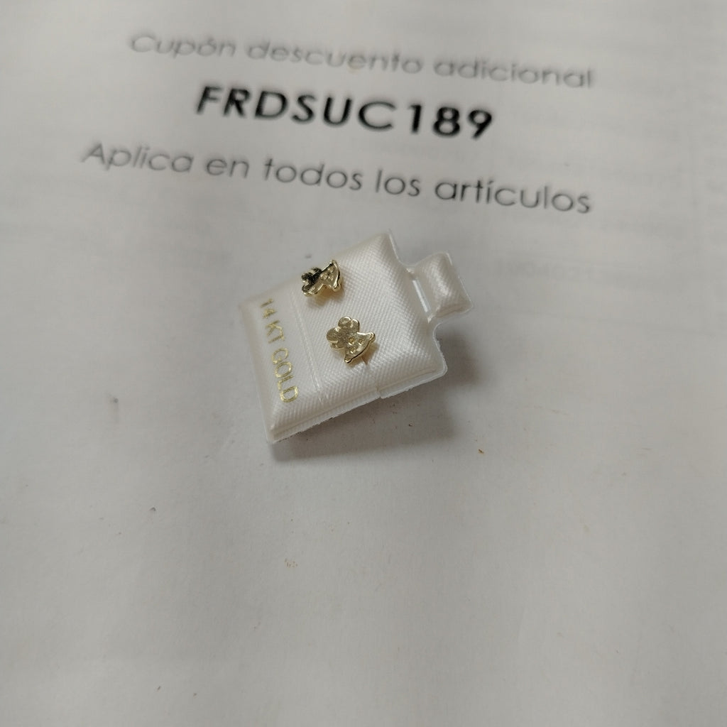 BROQUELES ORO 14K 0.8 (NUEVO)