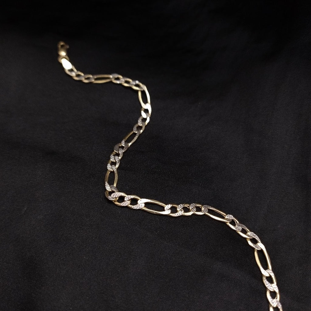 PULSERA ORO COMBINADO 14 K 2,80 GRMS (SEMINUEVO)