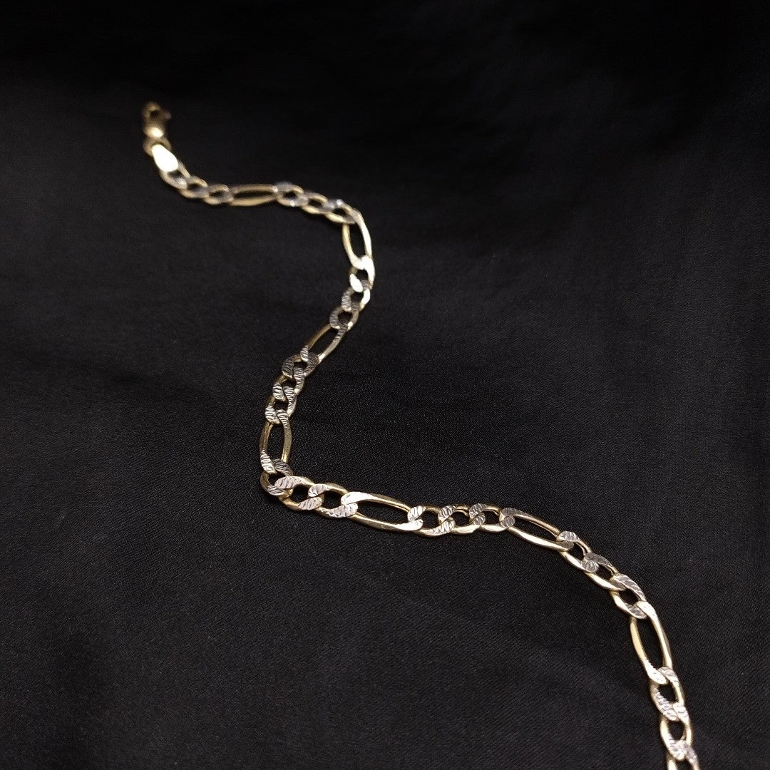 PULSERA ORO COMBINADO 14 K 2,80 GRMS (SEMINUEVO)