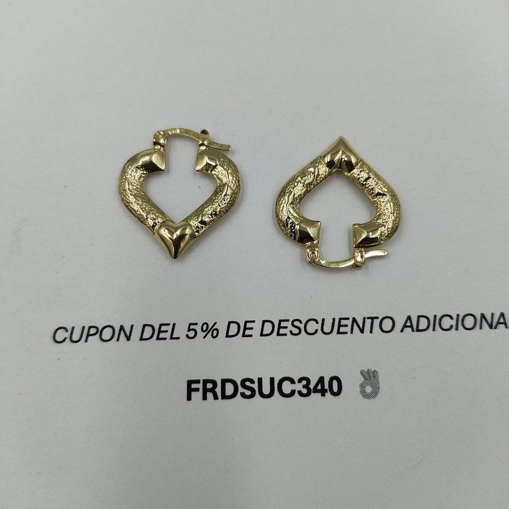 ARETES ARRACADAS 14K 1.8 GR (NUEVO)