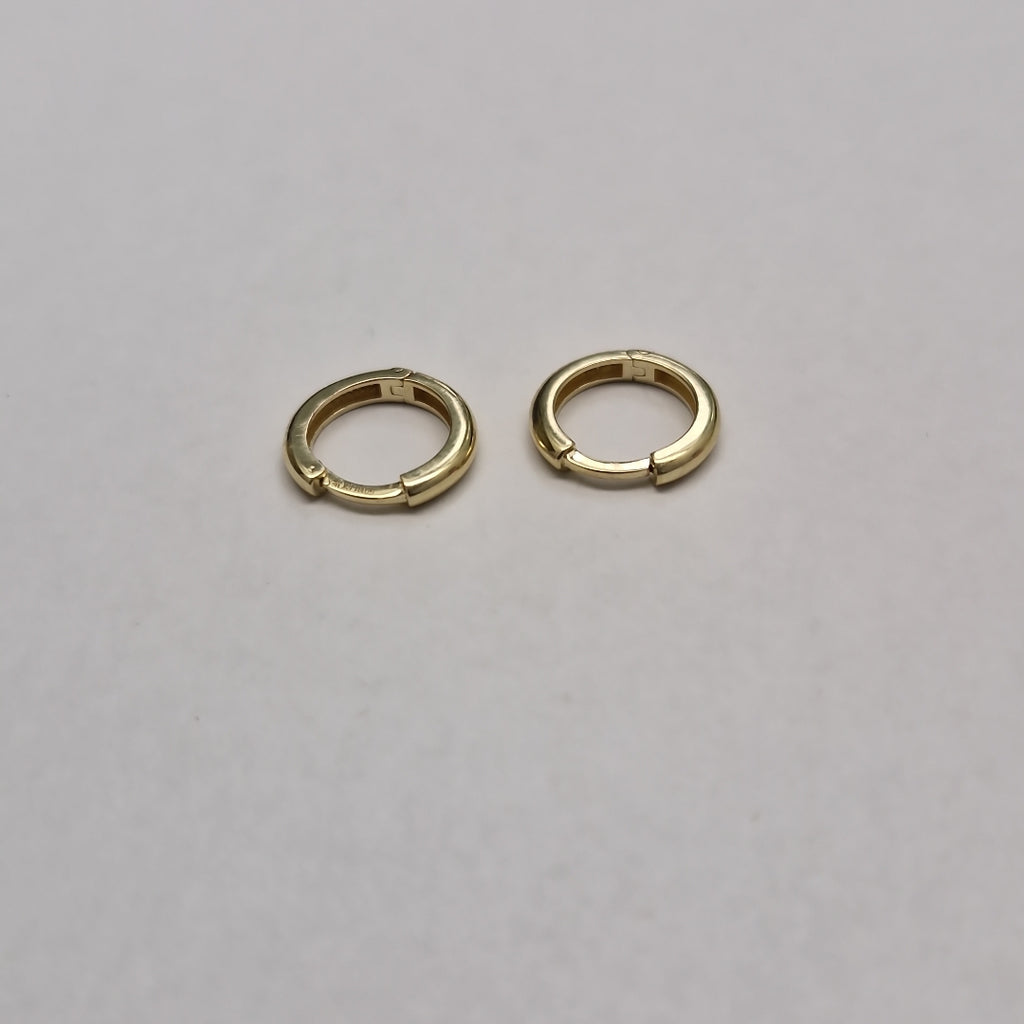 ARETES ARRACADAS LISAS 10K 1.2 GR (NUEVO)