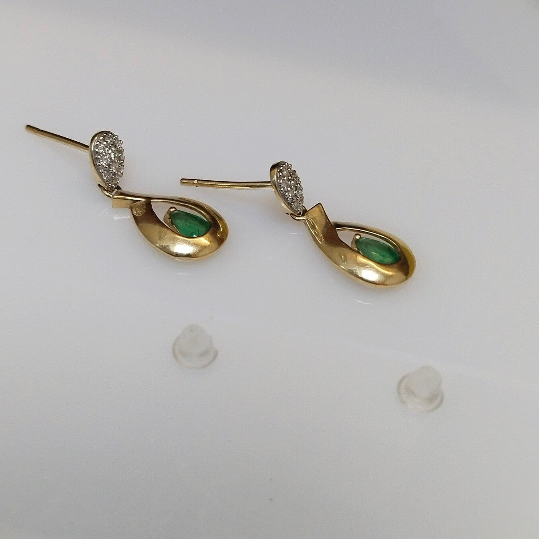 ARETES PAR ORO 10 K 1,50 GRMS (SEMINUEVO)