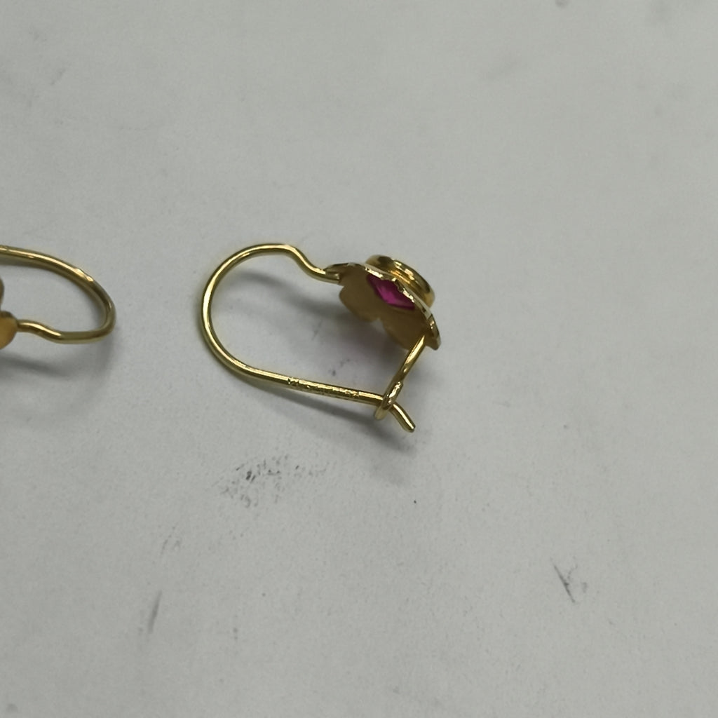 ARETES PAR ORO 10 K 0.6 GRMS (SEMINUEVO)
