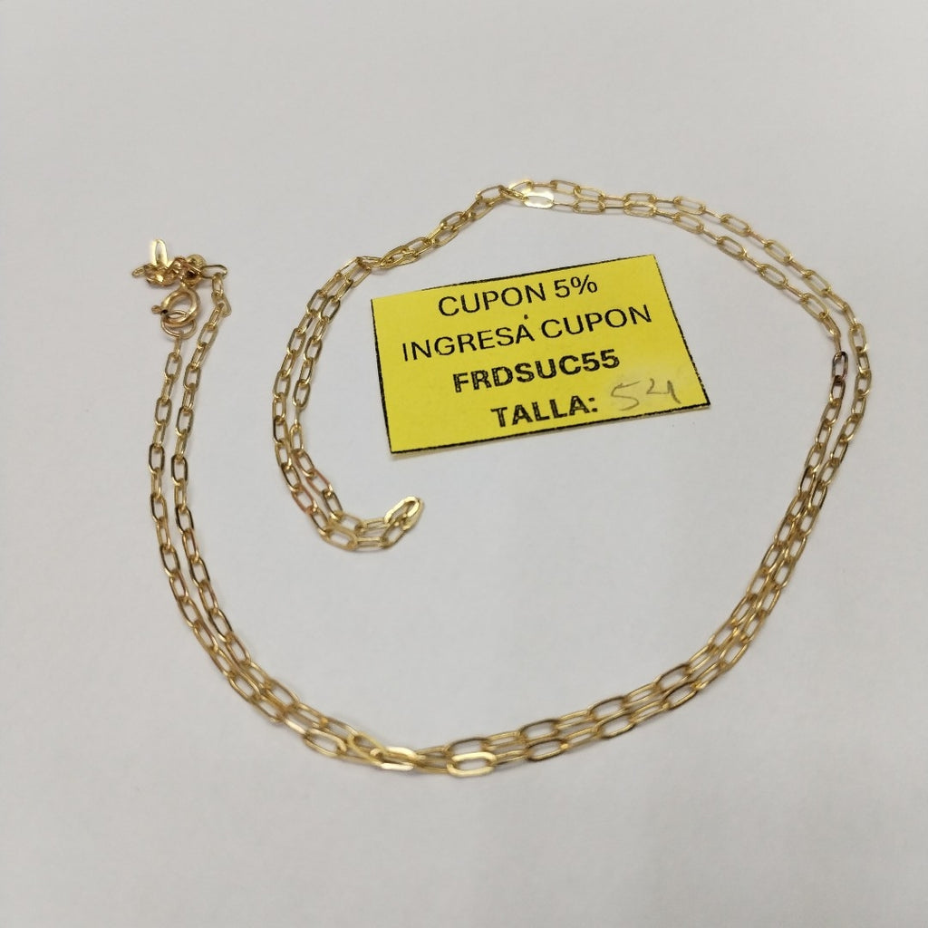 CADENA ORO 14 K 2.3 GRMS (SEMINUEVO)