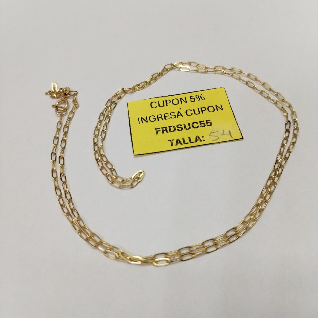 CADENA ORO 14 K 2.3 GRMS (SEMINUEVO)