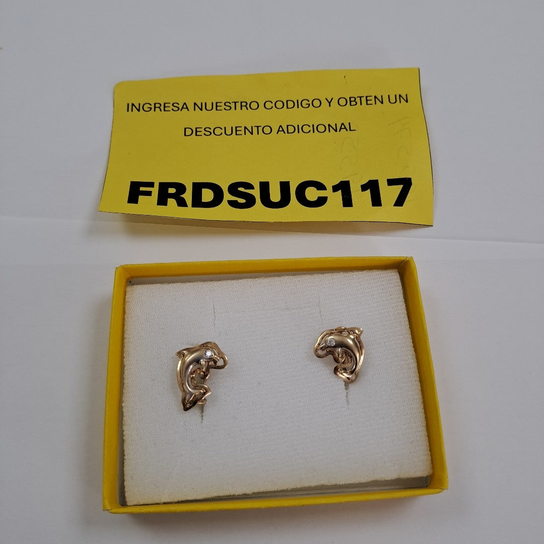 ARETES PAR ORO 14 K 3,30 GRMS (SEMINUEVO)