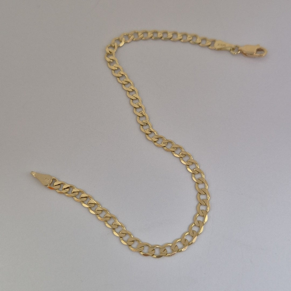 PULSERA BARBADA 14K 21 CM 5.1 GR (NUEVO)