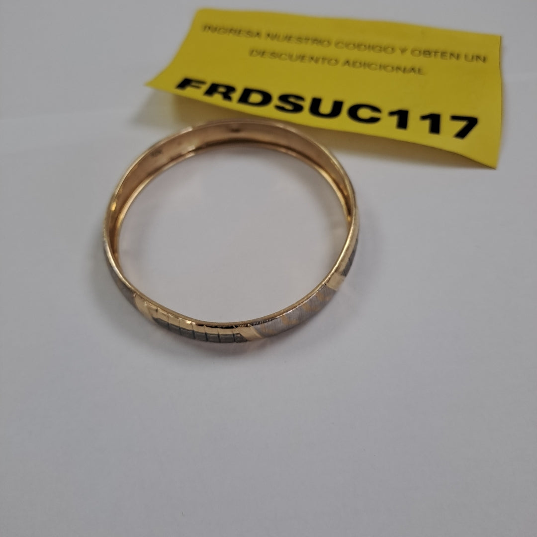 PULSERA RIGIDA ORO 10 K 7.8 GRMS (SEMINUEVO)
