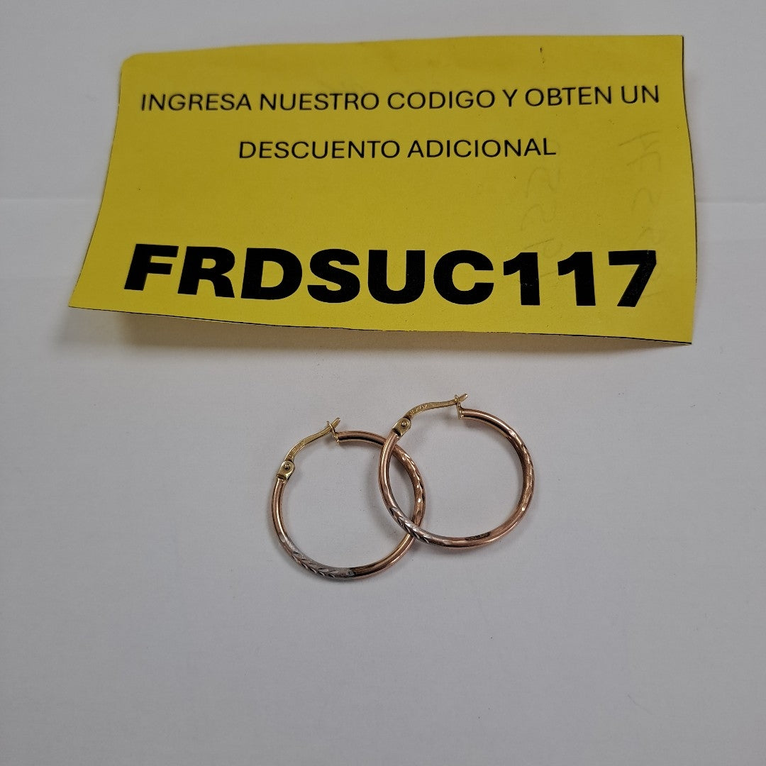ARRACADAS PAR ORO 10 K 1.5 GRMS (SEMINUEVO)