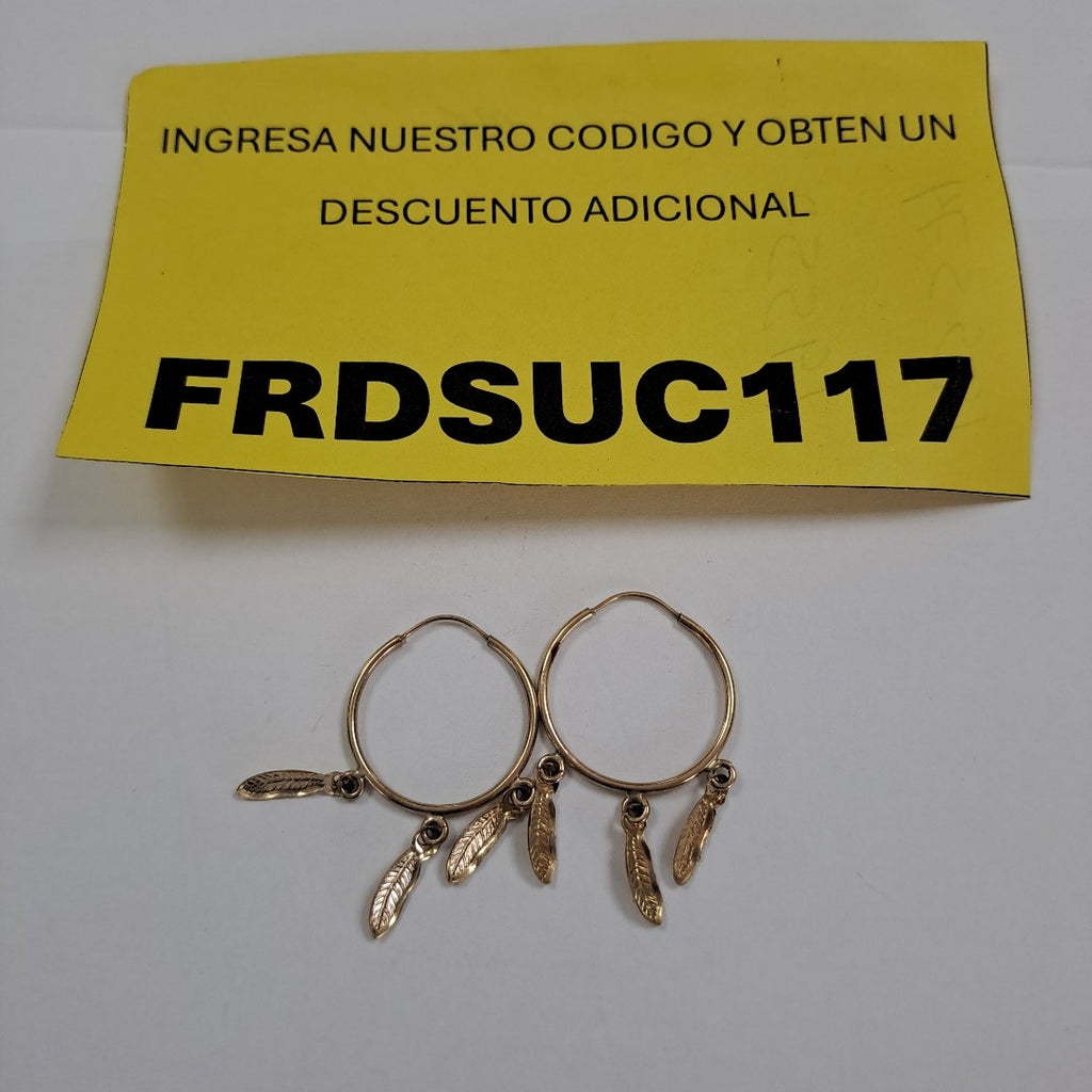 ARRACADAS PAR ORO 10 K 1,50 GRMS (SEMINUEVO)