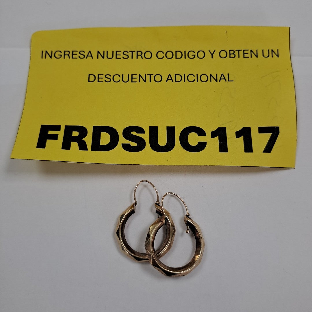ARRACADAS PAR ORO 10 K 1.7 GRMS (SEMINUEVO)