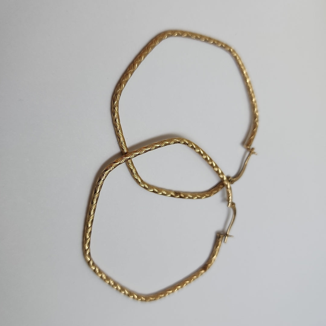 ARRACADAS PAR ORO 10 K 3,50 GRMS (SEMINUEVO)
