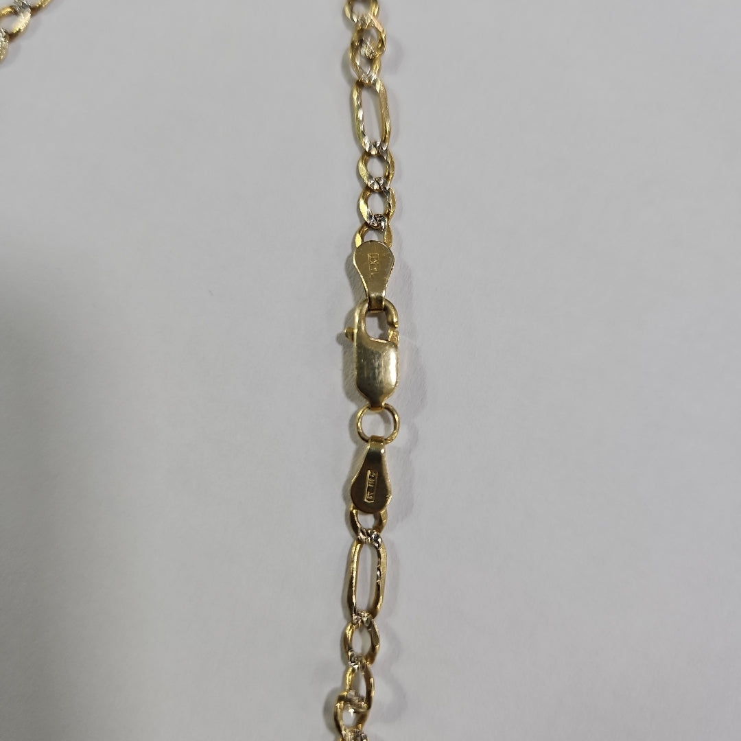 CADENA ORO, RODIADO 14 K 7.2 GRMS (SEMINUEVO)