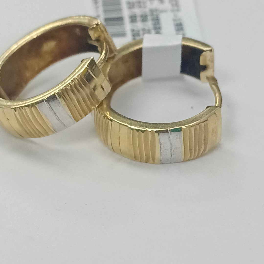 ARRACADAS PAR ORO 14 K 2.7 GRMS (SEMINUEVO)