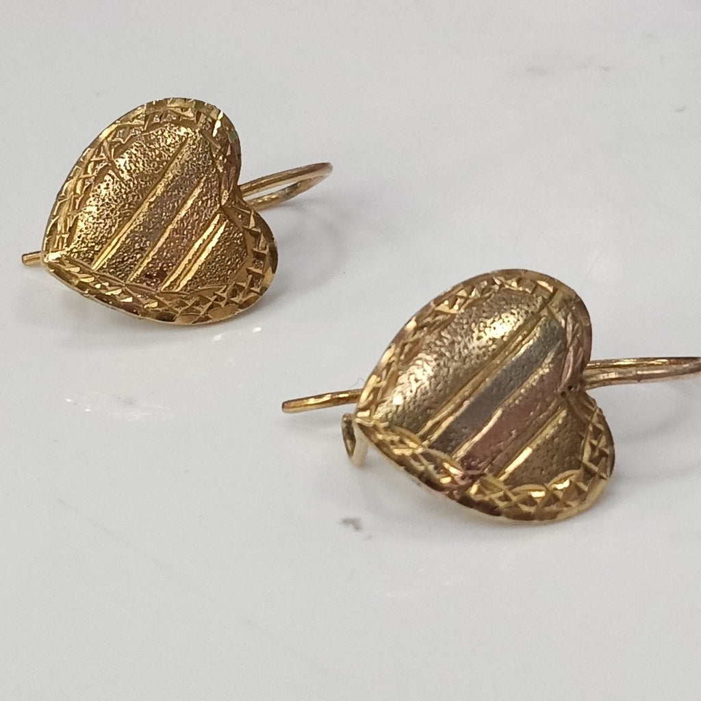 ARETES PAR ORO 10 K 1 GRMS (SEMINUEVO)