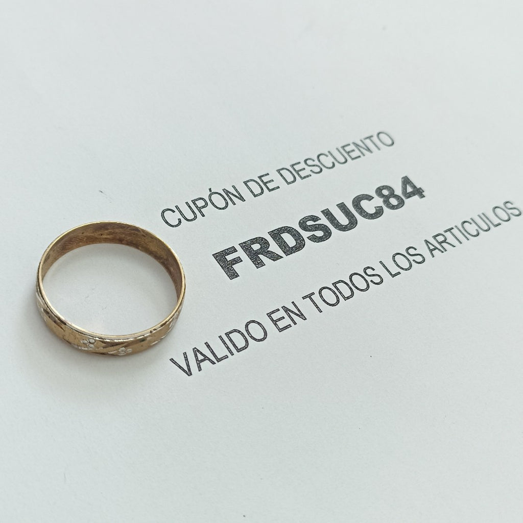 ARGOLLA ORO 10 K 2.4 GRMS (SEMINUEVO)