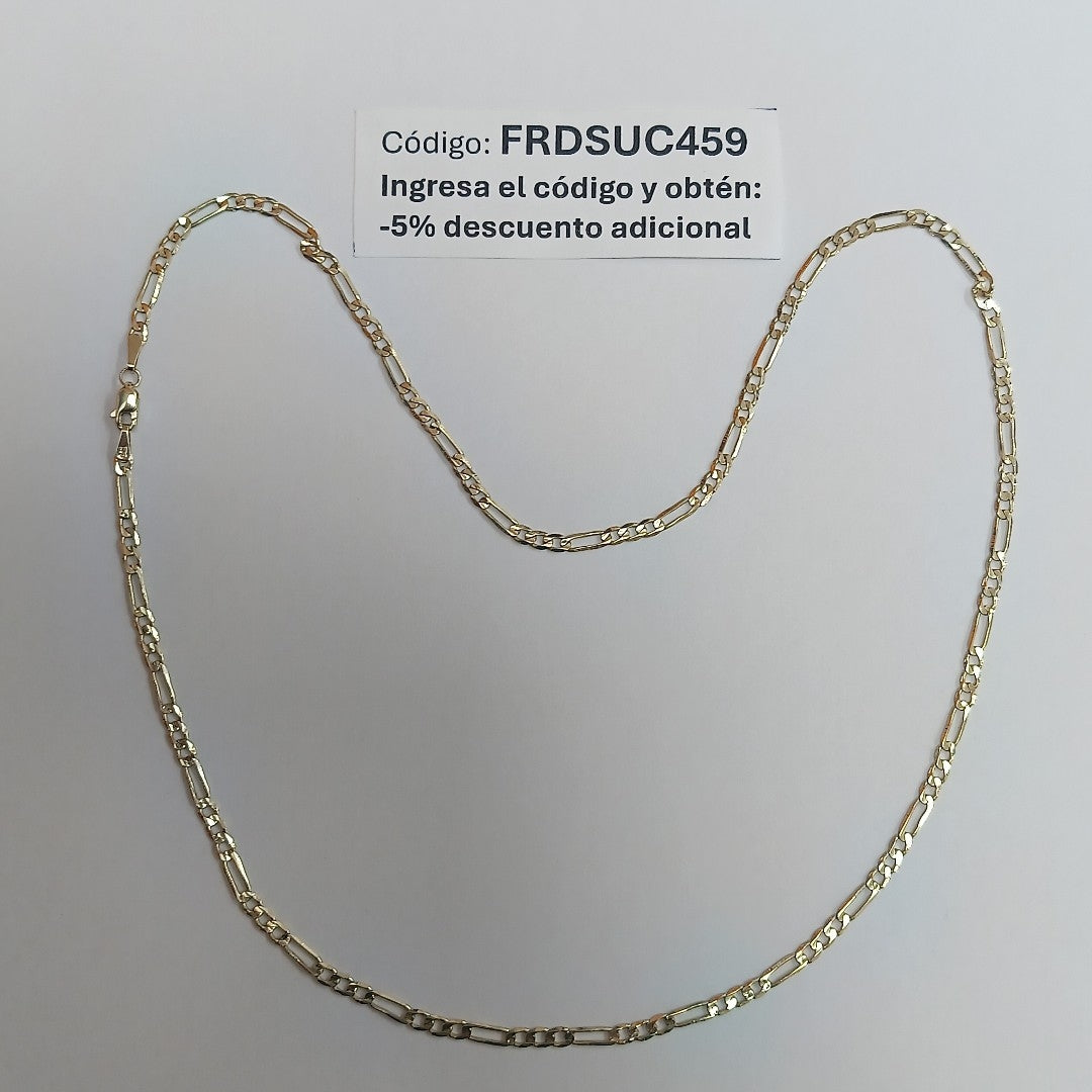 CADENA 3X1 14K 55 CM 7.3 GR (NUEVO)