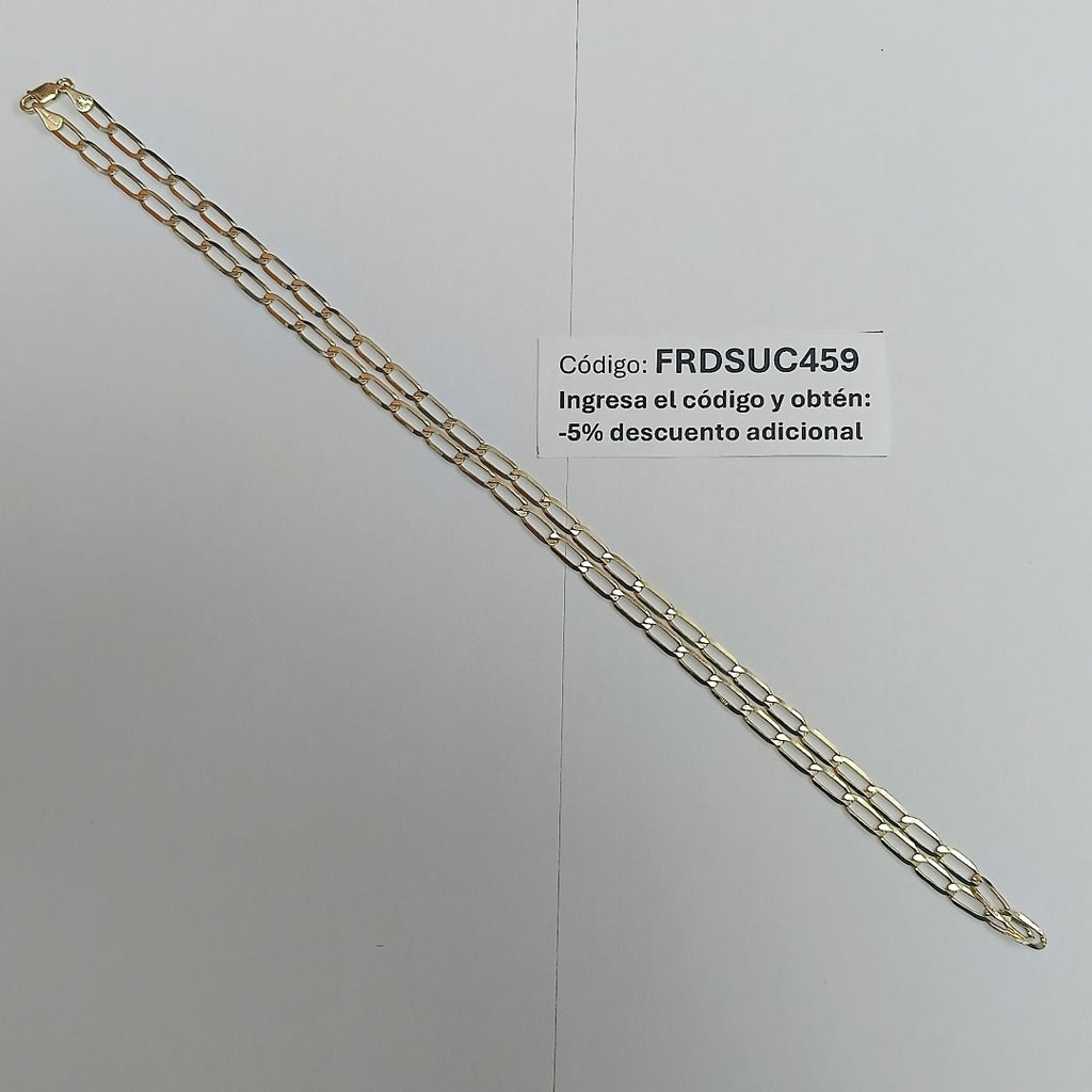 CADENA ESLABONES 14K 55 CM 9.9 GR (NUEVO)