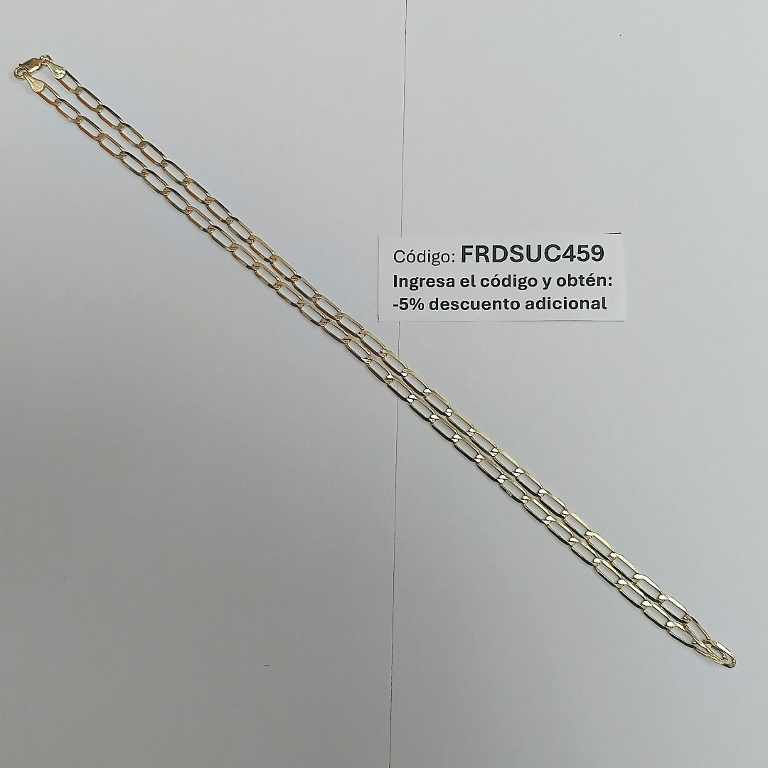 CADENA ESLABONES 14K 55 CM 9.9 GR (NUEVO)