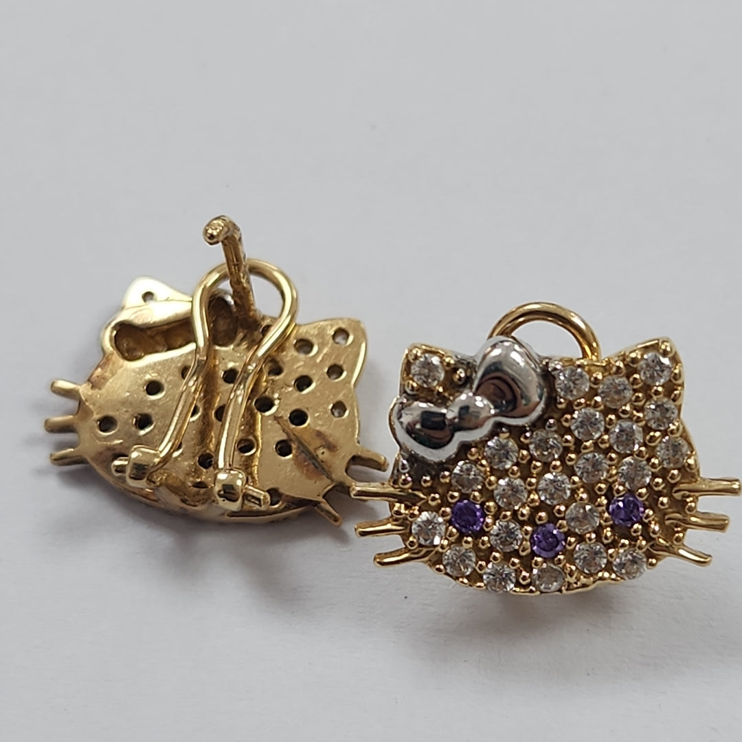 ARETES PAR ORO 14 K 5,60 GRMS (SEMINUEVO)