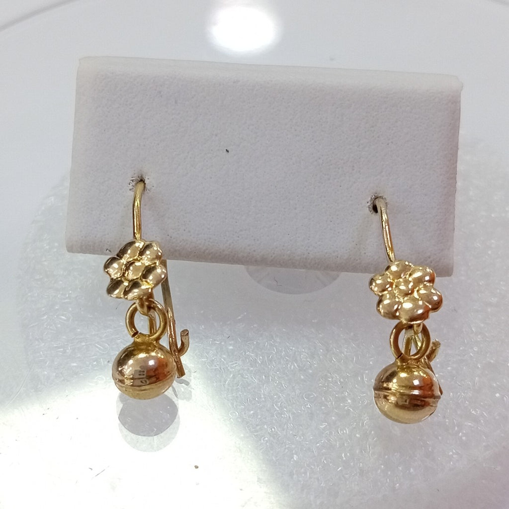 ARETES PAR ORO 10 K 1.1 GRMS (SEMINUEVO)