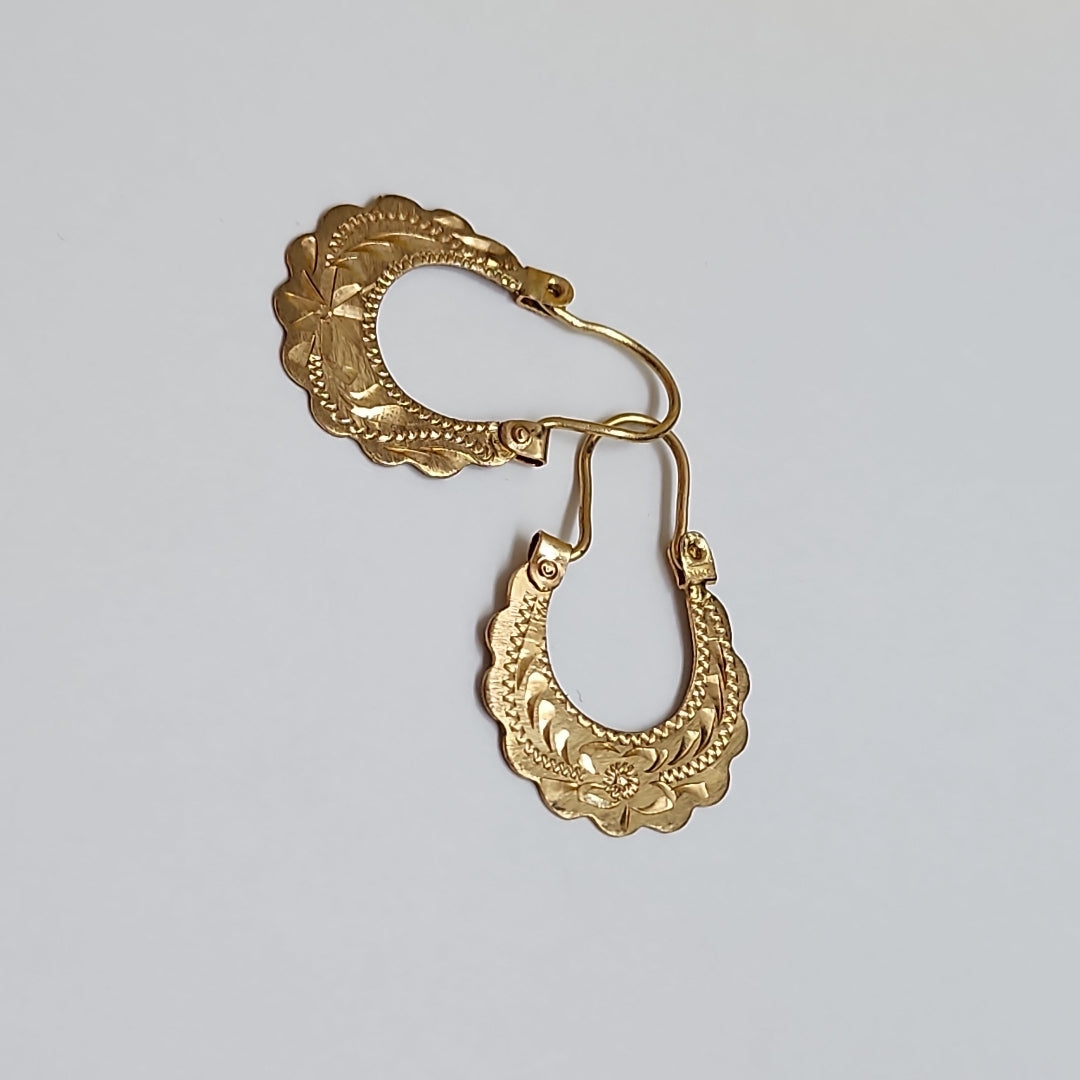 ARRACADAS PAR ORO 10 K 2,50 GRMS (SEMINUEVO)