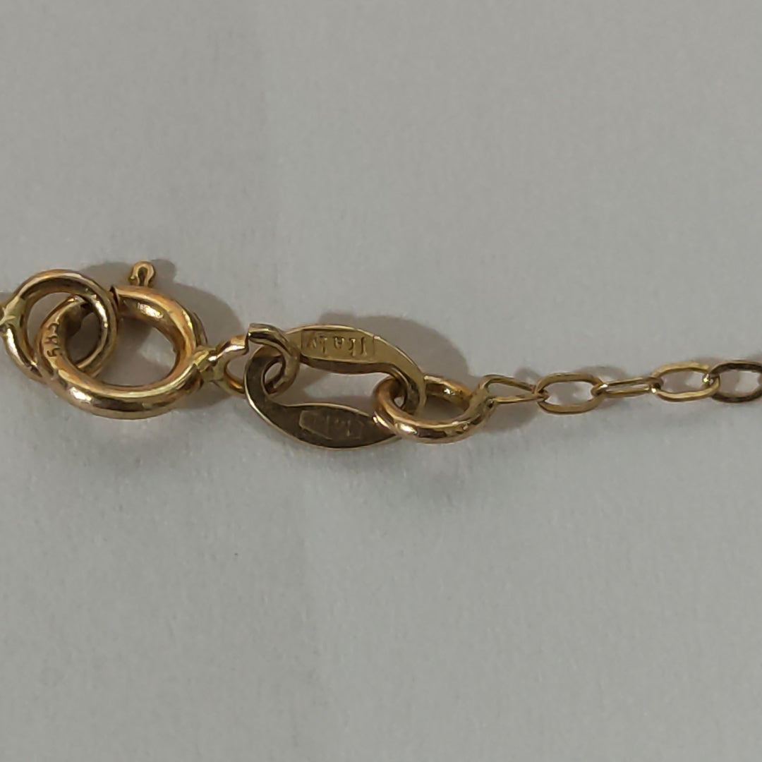 CADENA ORO 14 K 2.2 GRMS (SEMINUEVO)