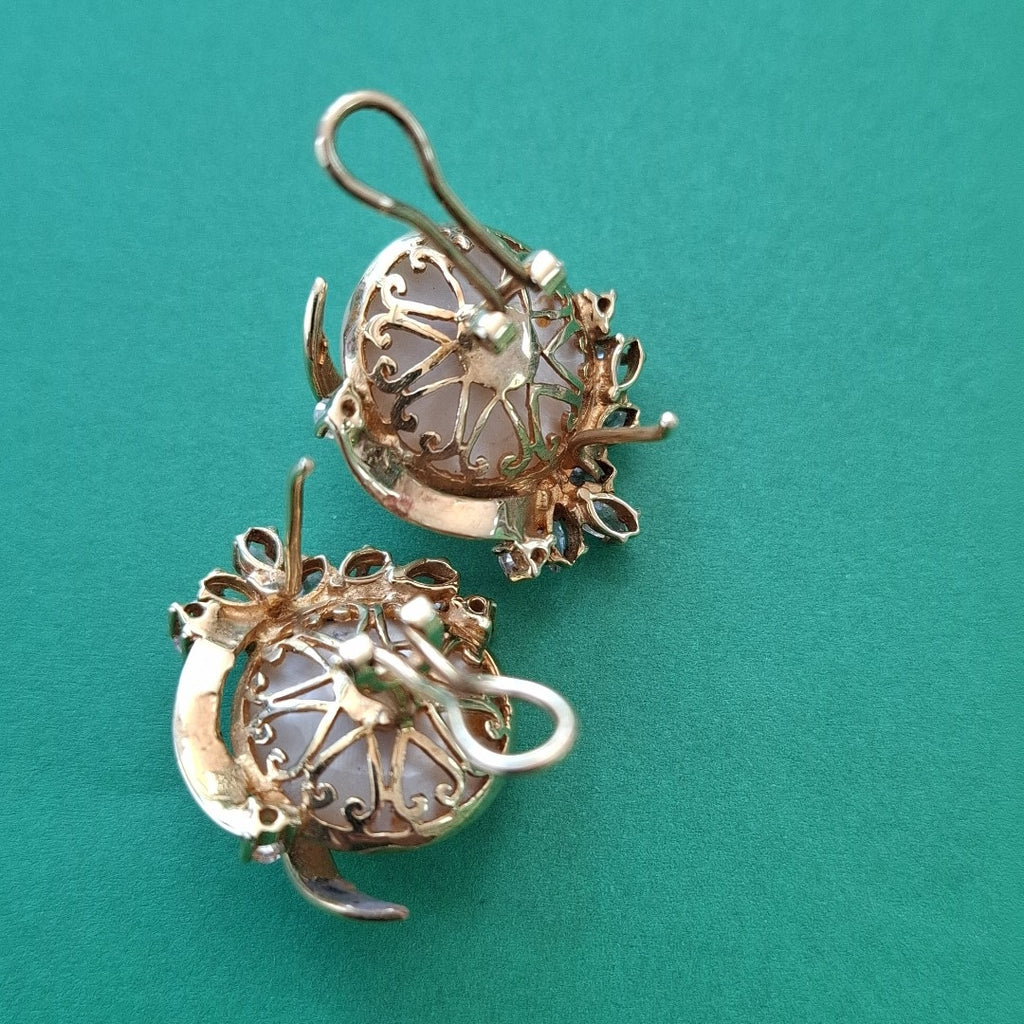 ARETES PAR ORO 14 K 9,10 GRMS (SEMINUEVO)